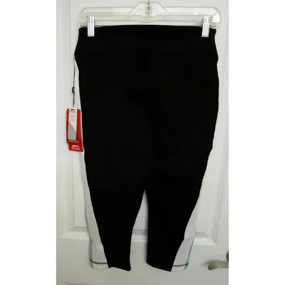 Slazenger Ladies' Sports Performance Short Leggings - NWT Light Blue - LARGE - Picture 4 of 12